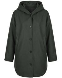Max Mara - Hooded Curved-Hem Coat - Lyst