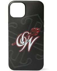 Off-White c/o Virgil Abloh - X Ac Milan Logo-Print Iphone Case - Lyst
