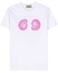 ALESSANDRO ENRIQUEZ - Ammonite Cotton T-shirt - Lyst