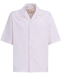 Marni - Scallop-print Cotton Shirt - Lyst