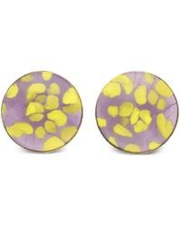 Dries Van Noten - Handmade Painted Earrings - Lyst
