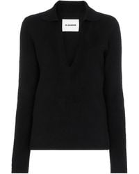 Jil Sander - Vネック セーター - Lyst