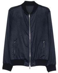 Barba Napoli - Veste Bomber À Fermeture Zippée - Lyst