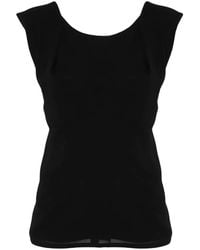 Moschino - Blouse À Design Sans Manches - Lyst