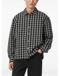AllSaints - Casbah Check-Pattern Shirt - Lyst