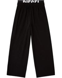 DIESEL - Leslie-D-Pop Broek Met Logoprint - Lyst