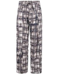 Pierre Louis Mascia - Plaid Straight-Leg Trousers - Lyst