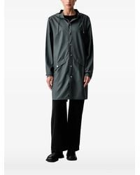 Rains - Hooded Press-Stud Jacket - Lyst