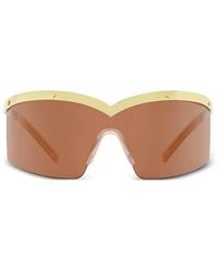MCM - Stud-Embellished Shield Sunglasses - Lyst