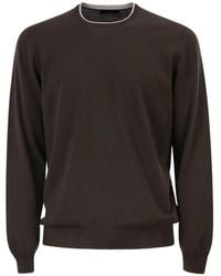 Fay - Pullover Mit Rundhalsausschnitt - Lyst