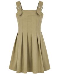 Comme des Garçons - Mini Buckle-Strap Pleated Dress - Lyst