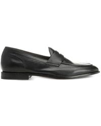 Al Duca d'Aosta - Athens Pebble-Grain Leather Loafers - Lyst