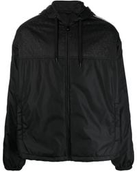 Versace - Giacca Con Cappuccio - Lyst