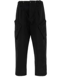 C.P. Company - Cargo Pocket Cotton Trousers - Lyst