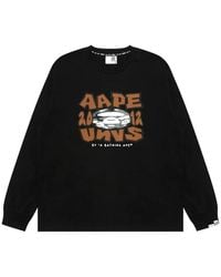 Aape By A Bathing Ape - Crew-Neck Long-Sleeve Sweatshirt - Lyst