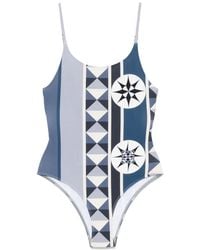 Loewe - Bañador con estampado geométrico de x Paula's Ibiza - Lyst