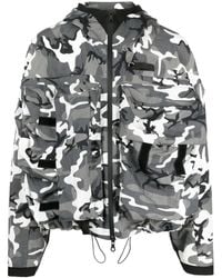 Mostly Heard Rarely Seen - Camouflage-Print Logo-Embroidered Jacket - Lyst