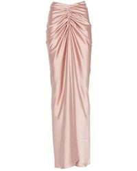 ANDAMANE - Iris Ruched Maxi Skirt - Lyst