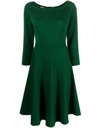 Charlott - Long-sleeve Wool Midi Dress - Lyst