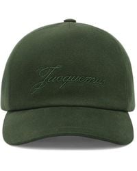 Jacquemus - Cappello Da Baseball Con Ricamo - Lyst