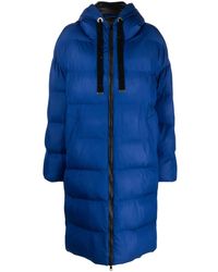 Lorena Antoniazzi - Hooded Zip-Up Padded Coat - Lyst