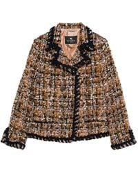 Etro - Tweed Jacket - Lyst