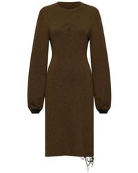 MM6 by Maison Margiela - Knit Midi Dress - Lyst