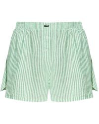 Lacoste - Striped Shorts - Lyst