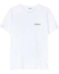 Dondup - T-Shirt mit Logo-Print - Lyst