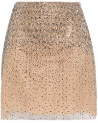 Ermanno Scervino - Crystal-embellished Mini Skirt - Lyst
