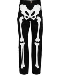 TAKAHIROMIYASHITA TheSoloist. - Skeleton-Print Jeans - Lyst