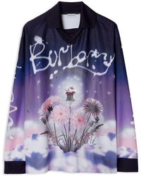 Burberry - Dandelion Graphic-print T-shirt - Lyst