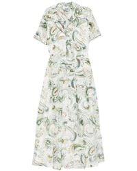 Marella - Galli Short-Sleeve Midi Dress - Lyst