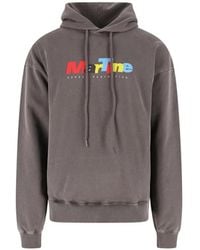 Martine Rose - Logo-Print Hoodie - Lyst
