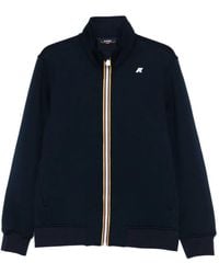 K-Way - Gerippter Pullover Mit Reißverschluss - Lyst