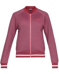 EA7 - Logo-Print Zip-Up Track Jacket - Lyst