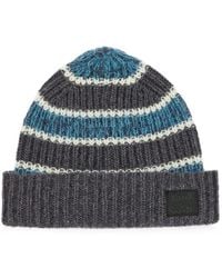 Paul Smith - Gorro A Rayas Con Pompón - Lyst