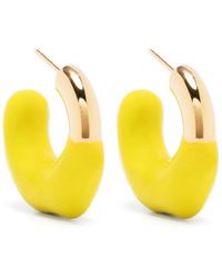 Sunnei - Two-tone Hoop Earrings - Lyst
