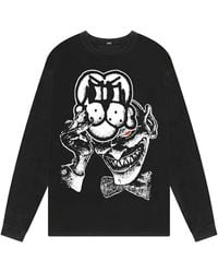 Chio - Mask Graphic-Print Long-Sleeve T-Shirt - Lyst