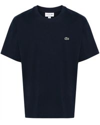 Lacoste - Logo-Patch Cotton T-Shirt - Lyst