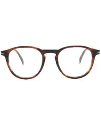David Beckham - Round-Frame Tortoiseshell-Effect Glasses - Lyst