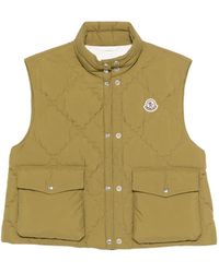 Moncler - Chaleco Biois Con Bolsillo Acolchado - Lyst
