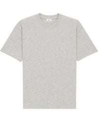 Saint Laurent - Cassandre T-Shirt Aus Piqué - Lyst