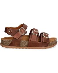 Bohonomad - Triple-Strap Buckle-Fastening Sandals - Lyst