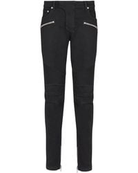 Balmain - Jeans de motociclistas Slim - Lyst