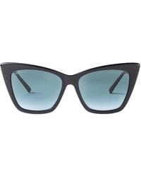 Jimmy Choo - Lucine Zonnebril Met Cat-Eye Montuur - Lyst