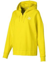 PUMA - Half-Zip Hoodie - Lyst