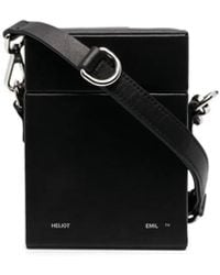 HELIOT EMIL - Leather-Box Messenger Bag - Lyst