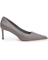 12 STOREEZ - 70mm Pointed-toe Satin Pumps - Lyst