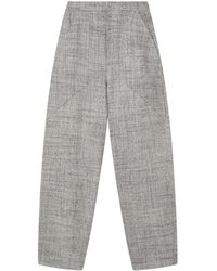 Stella McCartney - Tapered-Leg Wool Trousers - Lyst